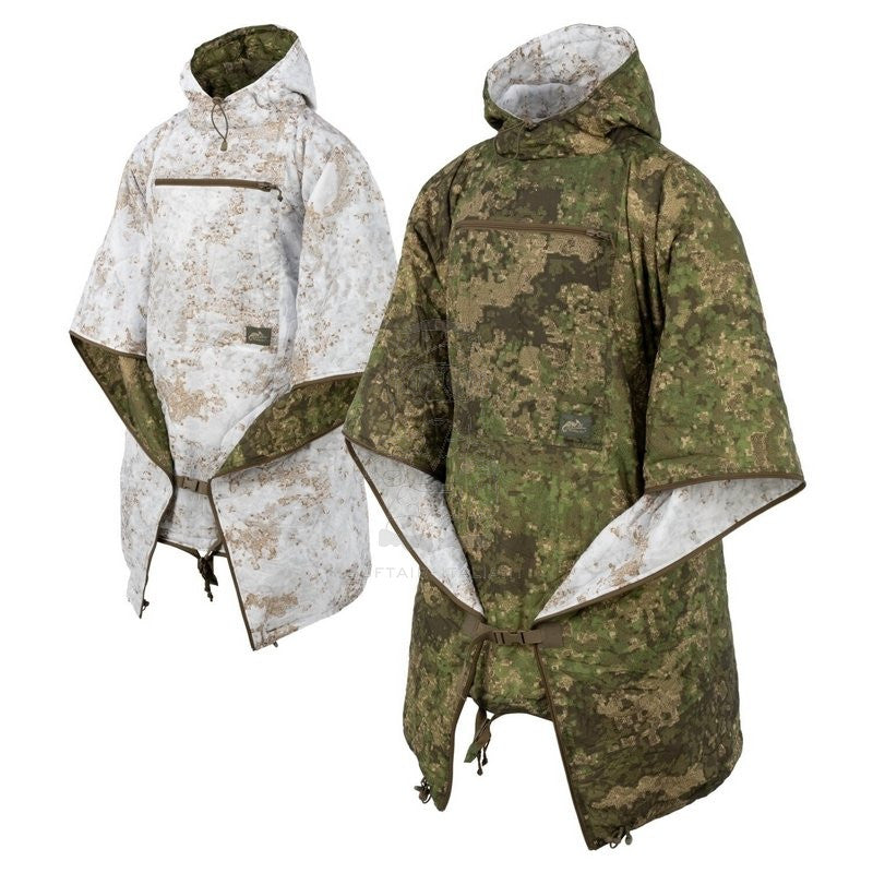 Helikon - Tex Pencott Wildwood & Pencott Snowdrift Reversible SWAGMAN ROLL Poncho by Helikon - Tex