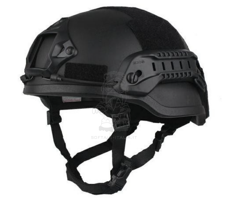 Helmet Mich ACH 2002 BK Black Elmetto by EmersonGear