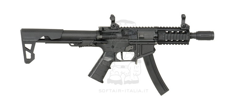 King Arms MP5 PDW 9mm. SBR Mosfet Li-Po Ready Ultra Light AEG by King Arms