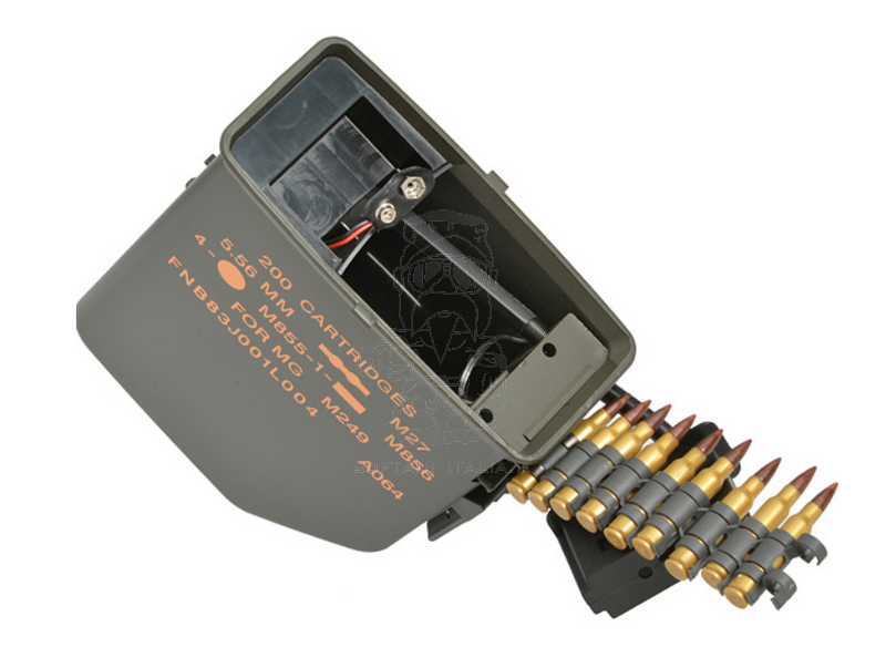 M249 Minimi 6000bb Sound Control Box Magazine by BattleAxe