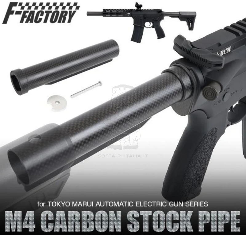 M4 - AR15 Carbon Stock Pipe Tubo Calcio in Carbonio by Laylax