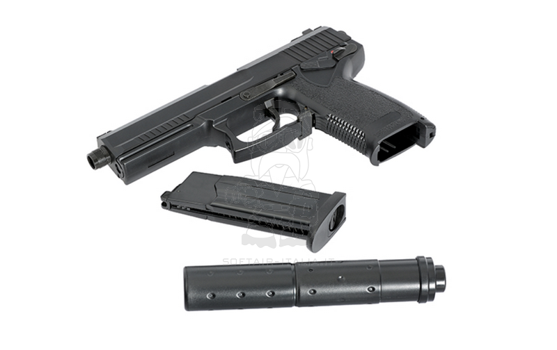 MK23 Socom .45 ACP Type Co2 ST23 Heavy Weight NBB Non Blow Back Pistol by STTi