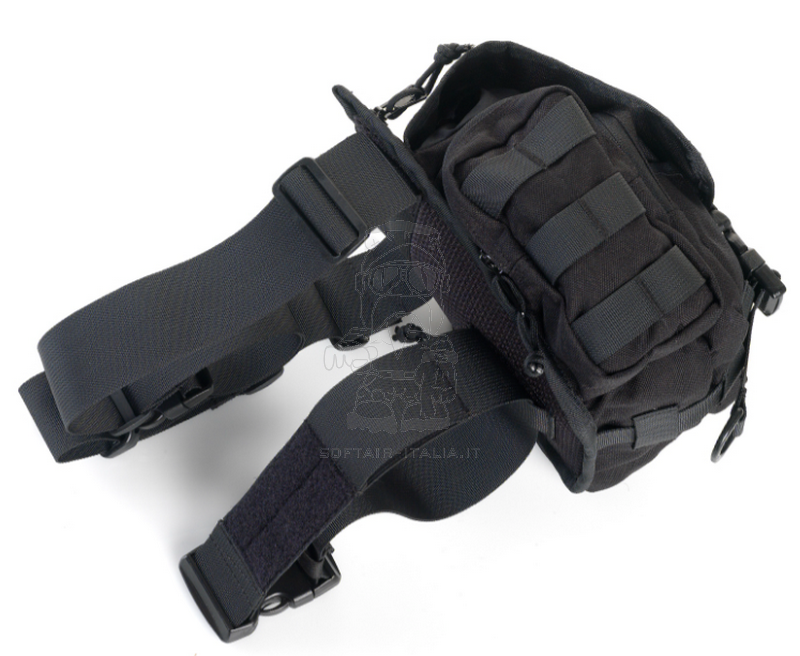 NACC Italian Elite Force MK2 Black WaistPack by S.O.D. Gear