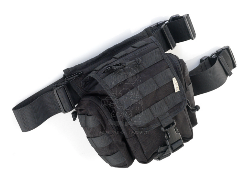 NACC Italian Elite Force MK2 Black WaistPack by S.O.D. Gear