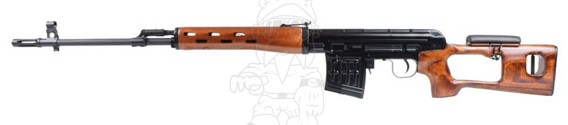 SVD Dragunov Full Wood & Metal Sniper Rifle AEG by A&K