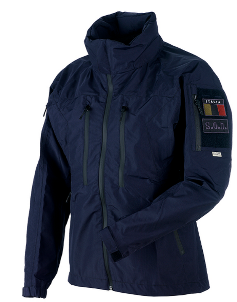 Tuscania Blue Waterproof Regular Jacket by S.O.D. Gear