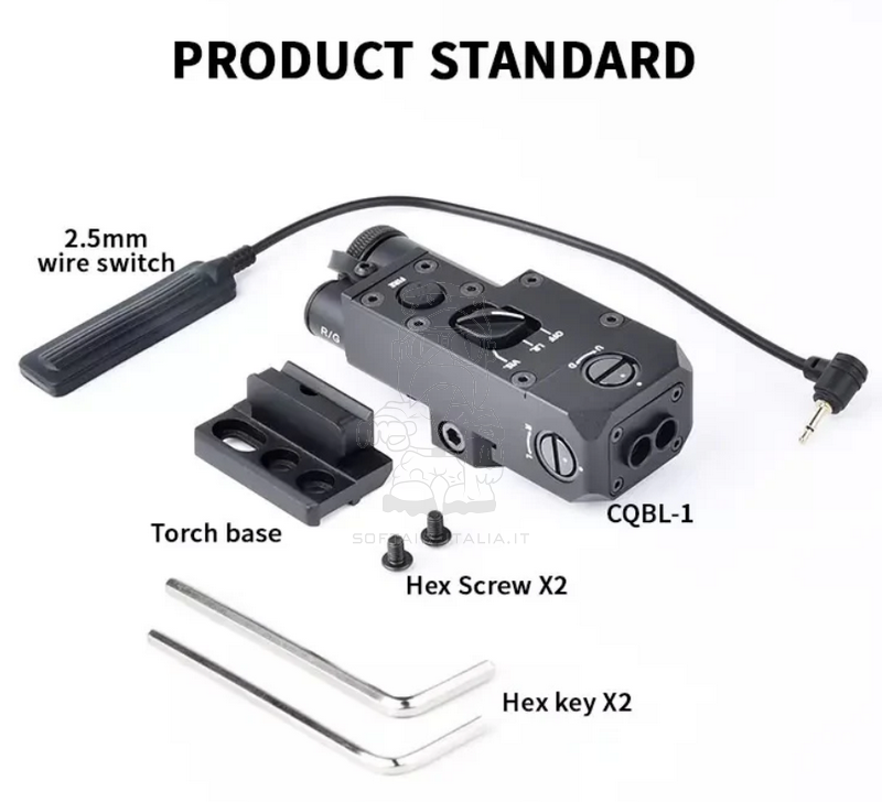 WADSN CQBL-1 IR and Red Laser Full Metal Unit by WADSN