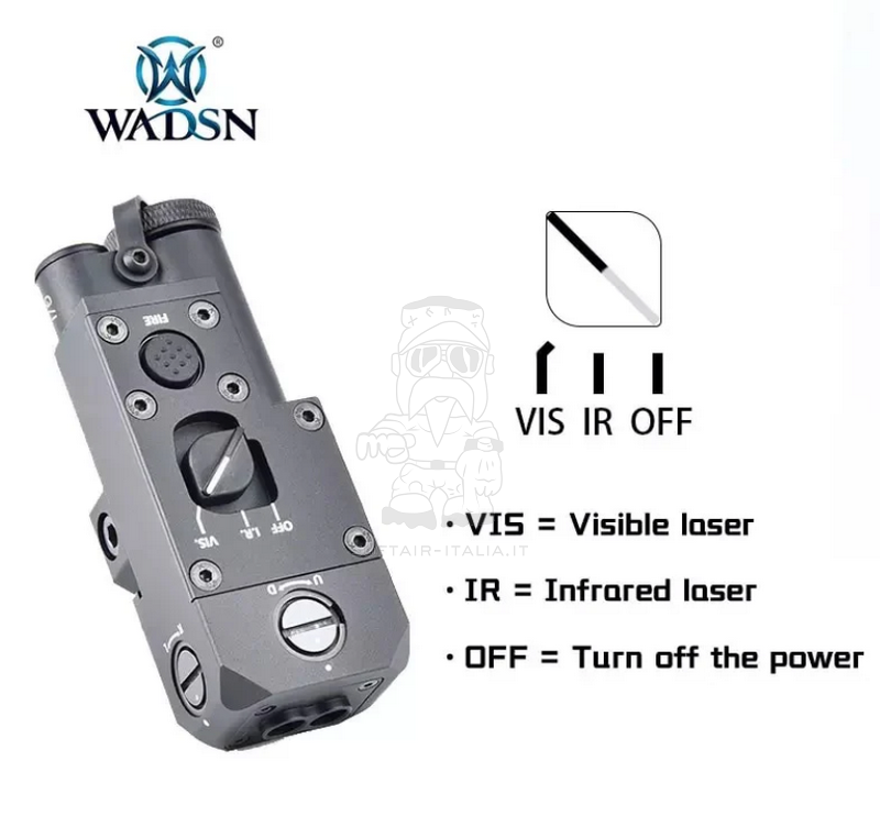 WADSN CQBL-1 IR and Red Laser Full Metal Unit by WADSN