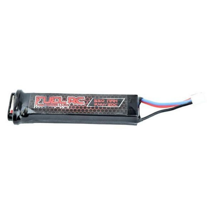 AEP Air Electric Pistol 550mAh Li-Po Battery 7,4v 20c Batteria per Pistole Elettriche by Fuel RC