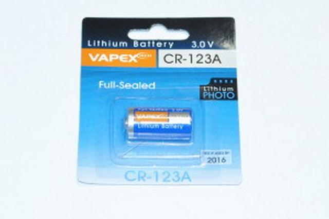 CR123A Lithium Battery by Vapex