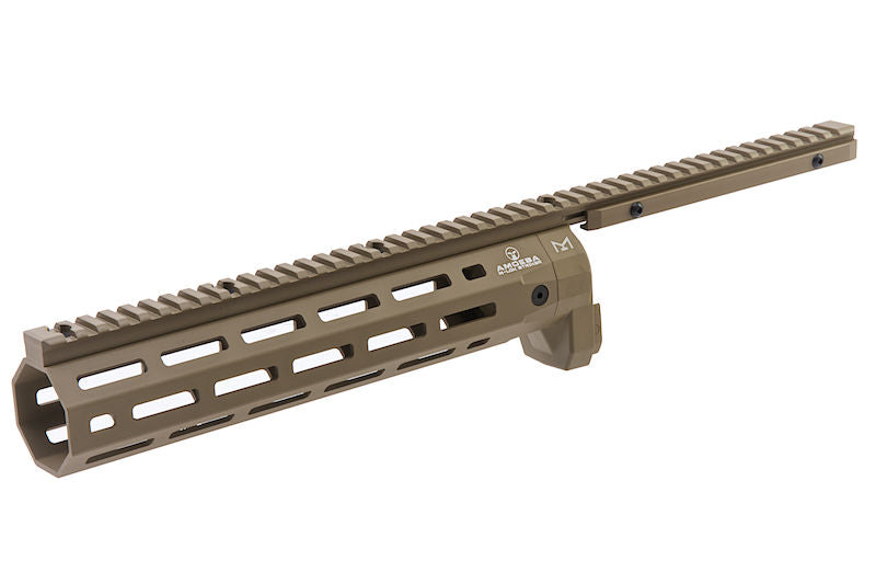 Ares Amoeba CNC DE Dark Earth Handguard for Amoeba STRIKER Series