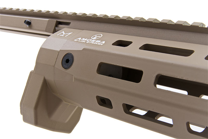 Ares Amoeba CNC DE Dark Earth Handguard for Amoeba STRIKER Series