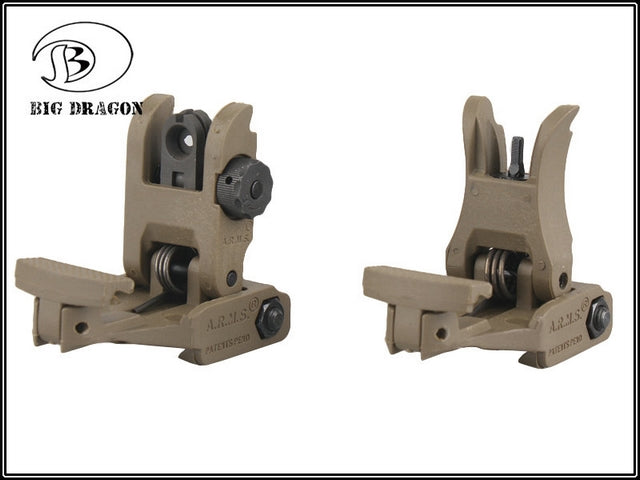 BD71L Tan Set Sight Tacche di Mira by Big Dragon