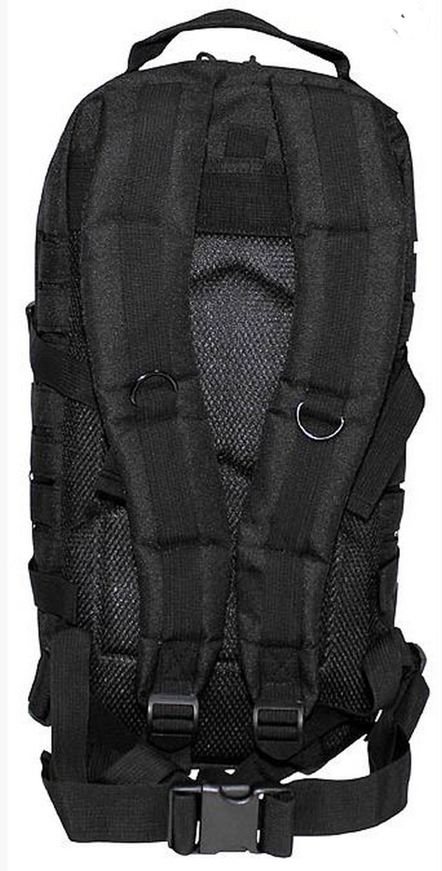 US Batoh ASSAULT I 25L Black Laser Cut Zaino Mfh