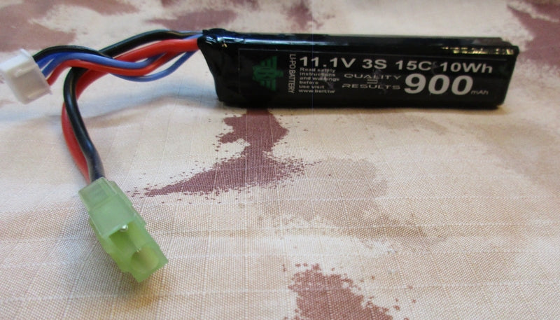 Li-Po Bolt Airsoft 900mAh 11,1v Li-Po Battery