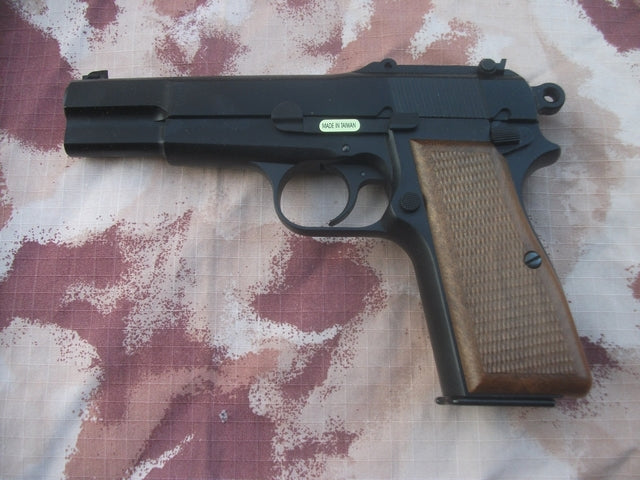 Browning HP M1911 Military "KIng of Nines" 9X21 Parabellum Full Metal High Power GBB by We