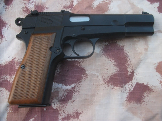 Browning HP M1911 Military "KIng of Nines" 9X21 Parabellum Full Metal High Power GBB by We