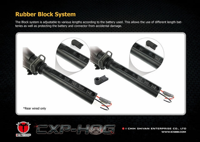 CXP HOG Keymod Blow Back EBB Front Wire by Ics