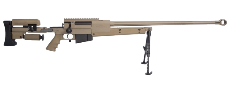 Cybergun - S&T PGM 338 Gas Full Metal Sniper Rifle Tan Version with Hard Case by S&T > Cybergun