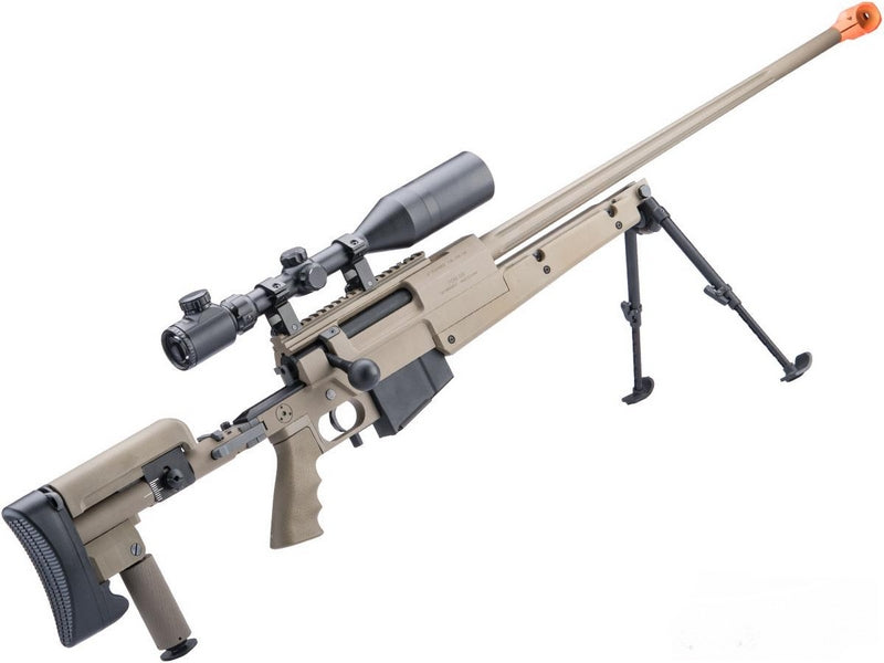 Cybergun - S&T PGM 338 Gas Full Metal Sniper Rifle Tan Version with Hard Case by S&T > Cybergun