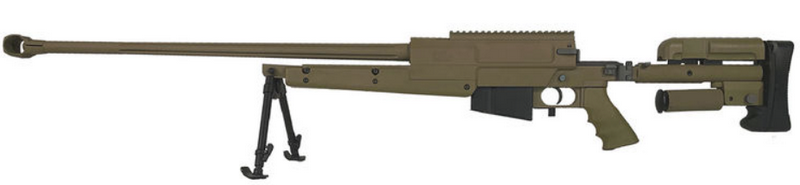 Cybergun - S&T PGM 338 Gas Full Metal Sniper Rifle Tan Version with Hard Case by S&T > Cybergun