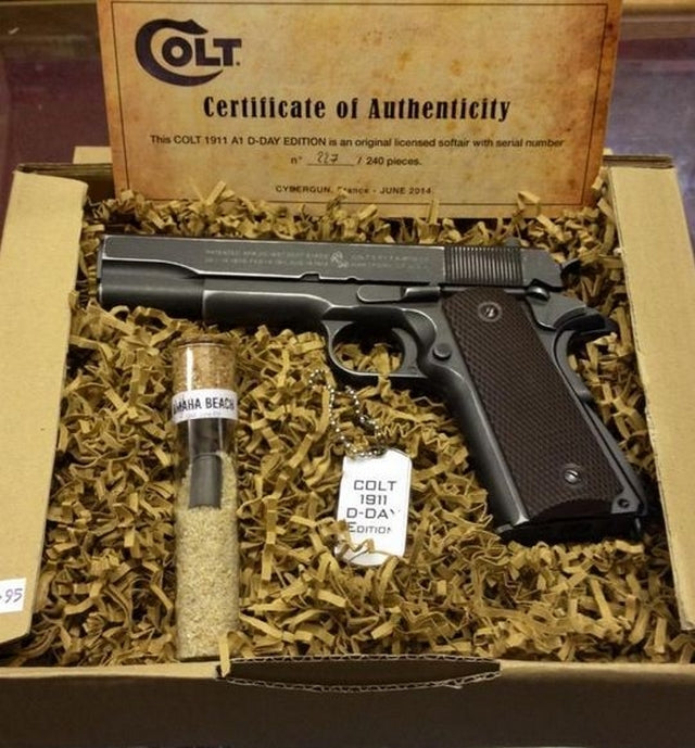 1911 A1 Colt D-Day Anniversary Edition Full Metal Co2 by Cybergun