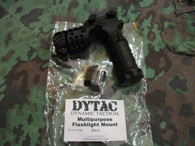 Flashlight Multipurpose Mount Black by Dytac