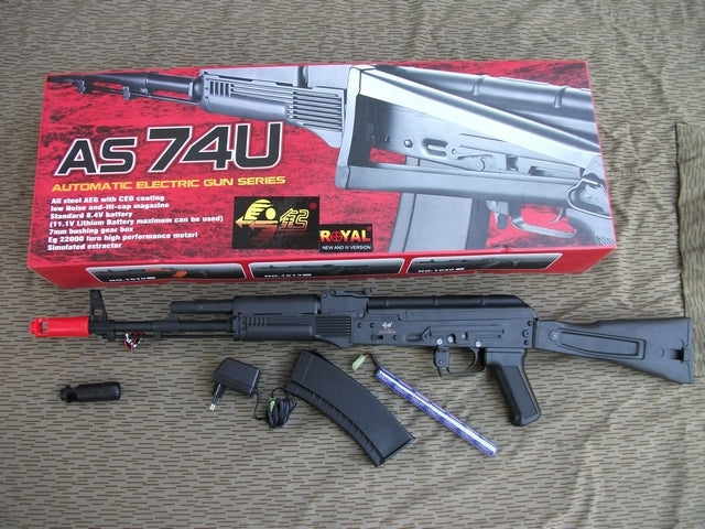 AK74U  Scarrellante Full Metal Folding Stock Jing Gong