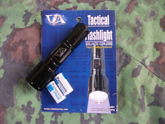 Tactical Flashlight 180 Lumen Classic Army