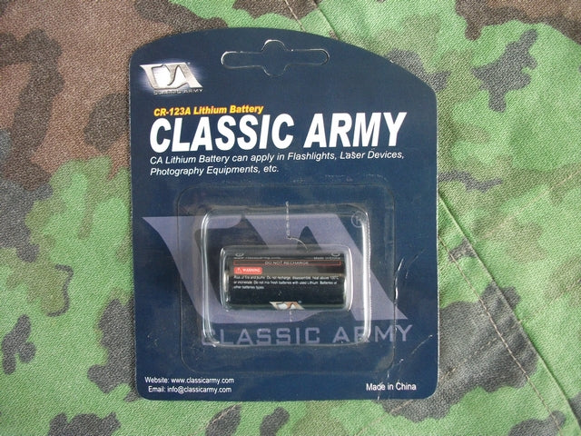 CR-123A Lithium Battery Classic Army