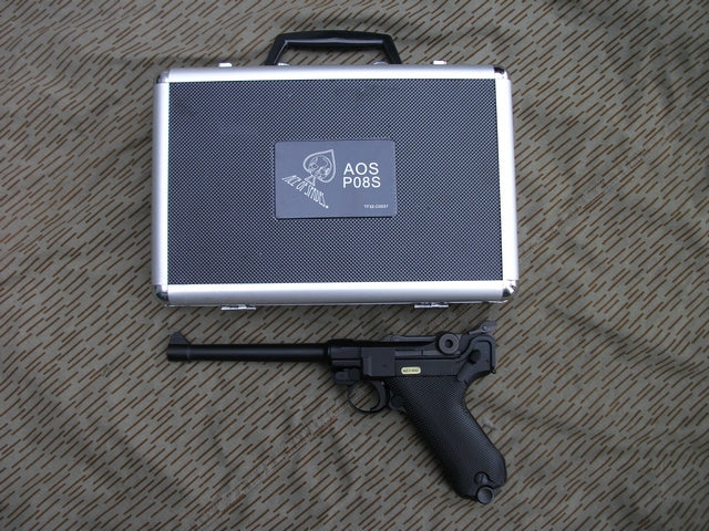 P08 Aos 6" Full Metal a Gas con Valigetta