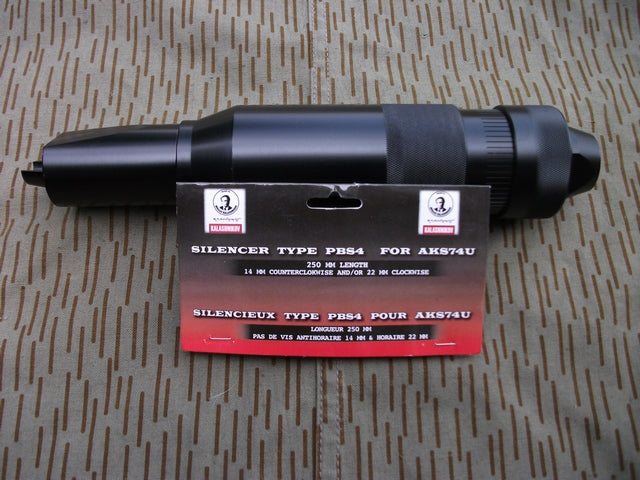 Silenziatore specifico per AKS74U e PBS4