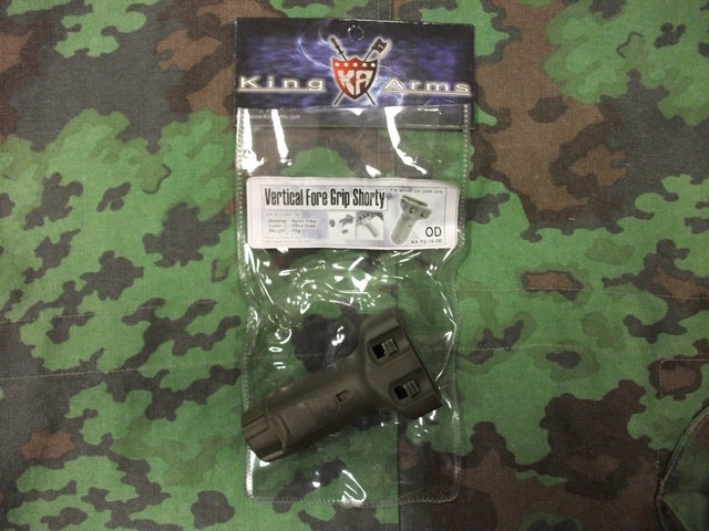 Vertical Fore Grip Shorty OD by King Arms