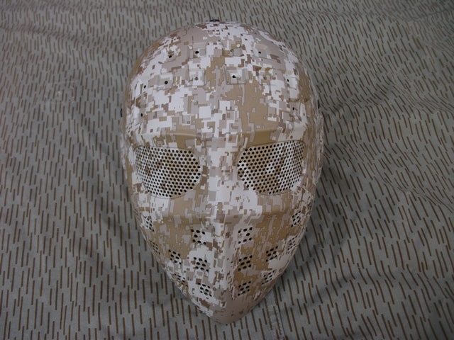 Tactical Full Face Mesh Mask Digital Desert