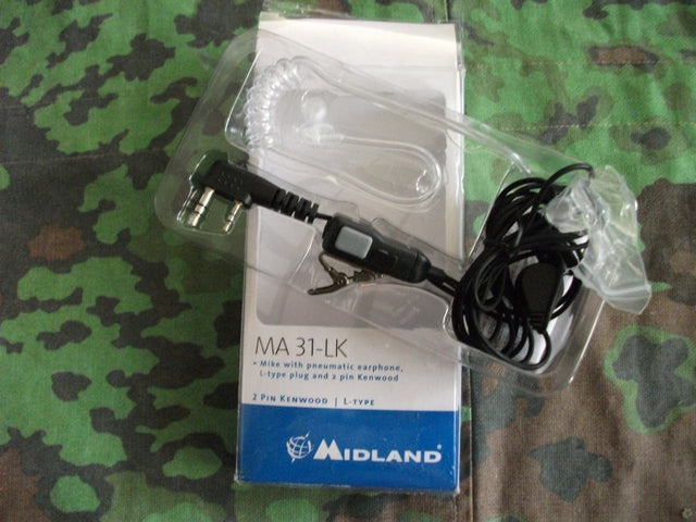 Midland MA 31-LK Auricolare "Kenwood" Style