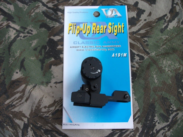 Flip Up Rear Sight Tacca di Mira Posteriore by Classic Army