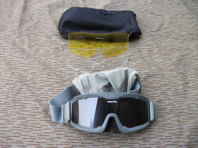 Phantom OD Tactical Goggle Tre Lenti Anti-Appannamenti