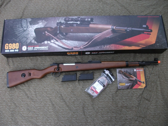 Mauser K98 Type G980 Full Wood & Metal Gas Version by G&G