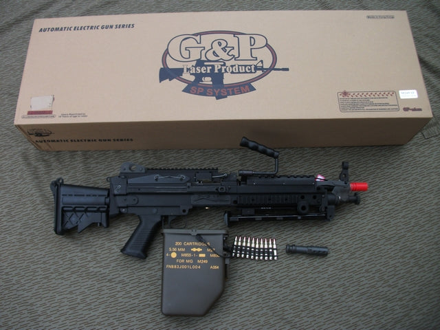 M249 Minimi Special Force Full Metal M4 Gear Box by G&P