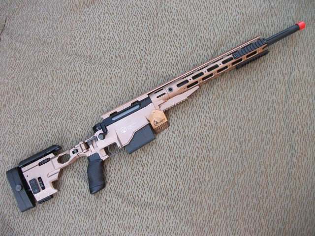 MSR338 In Alluminio Sniper Rifle Dark Earth by Ares