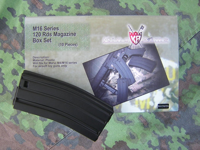 M16 Series 120bb Magazine Box Set King Arms