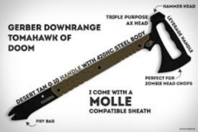 Downrange Tactical Tomahawk by Gerber