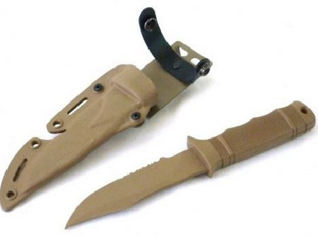 Dummy Tactical Platstic Knife Tan