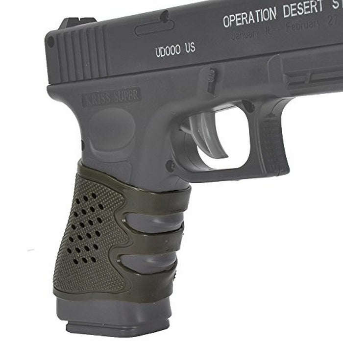 Big Dragon G17 - G18 etc. Farmsoldier OD Tactical Pistol Rubber Grip Sleeve For G-Serie Handguns by Big Dragon BD0688B