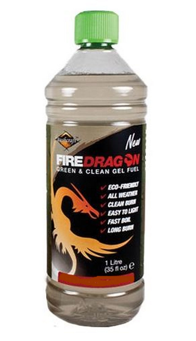 Fire Dragon Combustibile Rapido Naturale in Gel da 1 Litro