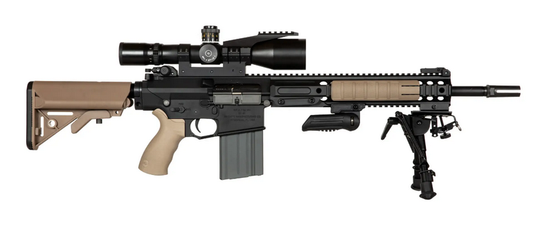 G&G DCA L129A1 DMR Marksman Sniper Rifle Custom on G&G SR25 ETU Knight's Armament License by Dave's Custom Airsoft