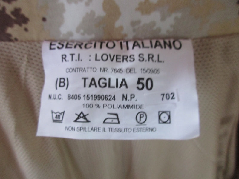 Goretex Trilaminato Completo E.I. Giaccone - Windstopper - Pantalone  Vegetato Desert