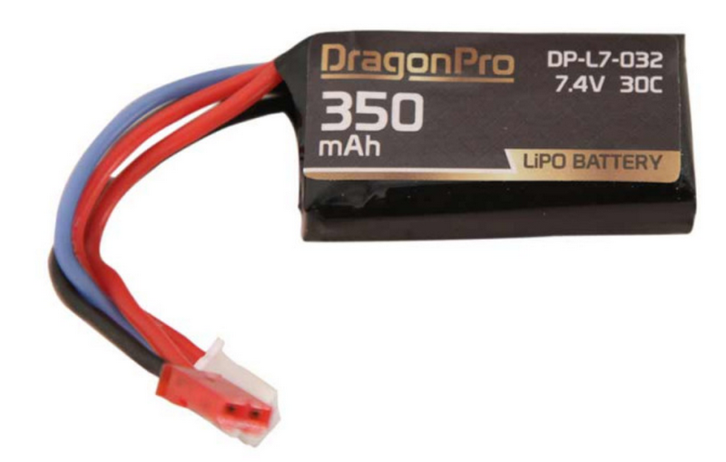 HPA - MG42 DP-L7-032 7.4V 350mAh 30C HPA Mini LiPO 40x20x12mm. by Dragonpro