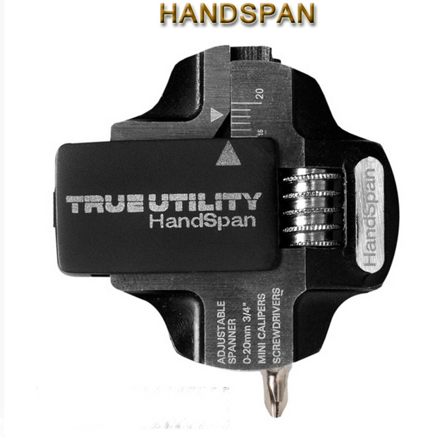 Hand Span Multi Tool Portachiavi by True Utility