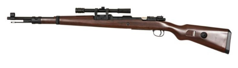 Mauser K98 Kar98K with 1.5xZF41 Optic Type Abs Wood & Metal Spring Power by S&T for SW Snow Wolf